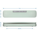 Vakuuminis pakavimo aparatas BROWIN 320620, 80 W, 220 V, 37.5x8.2x4.6 cm, pistacijų spalva