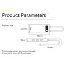 Baseus dokas WKWG070013, 4x USB 3.0, 5V / 3A, 5Gbps, aliuminio lydinys, kompakti&scaron;kas, pilkas
