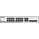 D-Link DGS-1210-20, hallatav l&uuml;liti, DGS-1210-20/E, 16x10/100/1000Base-T, 4xGigabit SFP, 802.3x voolu juhtimine, 802.1Q VLAN, ACL