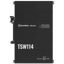 Teltonika komutators TSW114000000 5 x Gigabit Ethernet 10/100/1000, IP30, DC, 2000 MAC adresi, sienas stiprinājums