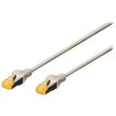 Digitus patch kabelis DK-1644-A-010, 1m, CAT 6a, RJ-45, booted, halogēna brīva, snagless, strain relief