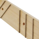 Koka bloku apmetuma skrāpis 400mm, nerūsējo&scaron;ā tērauda zobainā asmens, AW30280, Polija