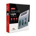 Maclean P&auml;ikese maja numbri lamp MCE172, 1,2V, 600mAh, LED, v&auml;ljas, roostevaba teras, valge