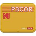 Kodak P300R Mini 3 Retro kollane, P300RY, 76,2x76,2mm, 300x300dpi, 1xKassett, traadita, laaditav aku