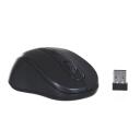Esperanza Bevielė optinė pelė XM104K, 1200 DPI, 2,4 GHz, 4 mygtukai, ergonomi&scaron;kas dizainas, juoda