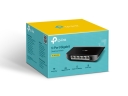 5-Port Gigabit Desktop Switch, TP-Link, TL-SG1005D, 5 10/100/1000Mbps RJ45 Ports, Fanless, External Power Adapter (Output: 5VDC / 0.6A)