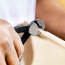 Flīžu niblu pincete, KNIPEX, 91 00 200, melna, 200 x 34 x 9 mm