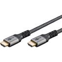 Goobay HDMI kabelis ar Ethernet 64994, 2 m, 4K60Hz atbalsts, līdz 18 Gbps datu pārsūtī&scaron;anas ātrums