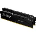 Kingston Fury Beast operatīvā atmiņa DIMM KF552C40BBK2-32, 32 GB, 5200 MHz, 1.25 V, CL40, ECC nē, siltuma izplatītājs jā