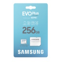 microSDXC memory card 256 GB UHS I U3 V30 A2 up to 160 MB s read with SD adapter EVO Plus 256 GB MB-MC256SA/EU Samsung
