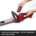 Einhell belaidė gyvatvorių žirklė GE-CH 36/61 Li-Solo, 3410965, 36V, 61cm, metalinis pavarų dėžė, akumuliatorinis