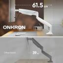 Onkron monitori kinnitusk&auml;si G100-W, 13-32 tolli, kandev&otilde;ime 1-9 kg, VESA 75x75, 100x100 mm, kallutus +45&deg; -90&deg;, p&ouml;&ouml;ramine 360&deg;