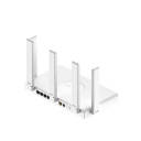 Ruijie RG-EW3000GX | 3000 Mbps Wi-Fi 6 Kahe-WAN Juhtmevaba Gigabit Ruuter — 3× LAN Porti, 5× 5 dBi Antennid, 5 GHz, Valge Korpus