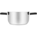 Resto Kastrul 92202 2.5L, L&auml;bim&otilde;&otilde;t: 18 cm, Materjal: Bakeliit, Roostevaba teras, Ergonomilised kokkuklapitavad k&auml;epidemed