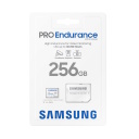 microSDXC memory card 256 GB UHS I U3 V30 100 MB s read 40 MB s write PRO Endurance MB-MJ256KA/EU with SD adapter Samsung