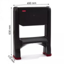 Salokāms pakāpienu soliņš Curver 0808605155 48,6x17,2x63cm