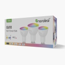 Targa Wi-Fi GU10 RGB-CW meeleolu lampide komplekt 3 tk 5 W 440 lm Nanoleaf Essentials Matter N7502B02-3GU10 Nanoleaf
