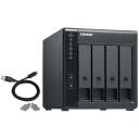 Qnap TR-004 4-bay USB 3.0 RAID расширяющий корпус, 1 USB-C, 4 x 3.5 дюйма SATA диски, 65W, 100-240V AC