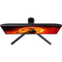 AOC monitor 25G3ZM/BK, 24.5", VA, FHD, 240 Hz, 1 ms, 1920 x 1080, 300 cd/m&sup2;, 2xHDMI, must/ punane