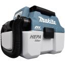 Makita juhtmeta tolmuimeja DVC750LZX3, 18 V, 7.5 l, 1.6 m&sup3;/min, harjadeta mootor, h&uuml;gieenifilter