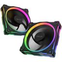 Asus Prime MR120 Ventilators ARGB 90DA00I0-B09020, 3 ventilatori, 58 CFM, 1600 RPM, 21 dB, 20 RGB LED, PWM atbalsts