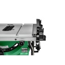 Bezvadu galda zāģis, HIKOKI, C3610DRJW4Z, 36 V, 254 mm, bezsuku motors, ātra bremzē&scaron;ana, liela darba virsma.