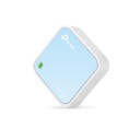 TP-Link TL-WR802N belaidis mar&scaron;rutizatorius 300 Mbps Wi-Fi N USB 2.0 kompakti&scaron;kas 1&times; WAN/LAN 10/100 M Balta/Mėlyna