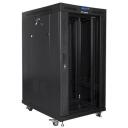 Lanberg vabariigi kapp 19 tolli 22U FF01-8022-12BL, 800mm, 1000mm, 1200kg, 6 ventilaatori pesa, IP20, klaasuks
