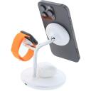 Tellur 3in1 MagSafe bezvadu galda lādētājs TLL151391, PD 9V/3A, 12V/2.5, 15V/2A, 30W maks., 15W iPhone, 5W AirPods