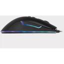 Unknown Brand Pele MO1ADVANCED, 8000 DPI, 1000 Hz, optiskais sensors, melna, apgaismojums, paredzēta labajai rokai