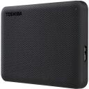 Toshiba V&auml;line k&otilde;vaketas Canvio Advance HDTCA40EK3CA, 4000 GB, 2.5", USB 3.2 Gen1, must, parooli autentimine