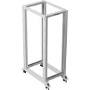 Lanberg Montaažiraam 19" 32U OR01-6032-S, 600x1000mm, RAL7035, 4 vertikaalset paigaldusrauda