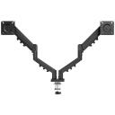 Tracer kahekordne Armflex monitori hoidik TRAUCH47660, 90.9mm, 340mm, 57cm, 18kg, must, VESA 100x100mm, 90-45&deg; kallutus