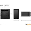Be Quiet Корпус PURE BASE 501 BGW74, 450mm, 231mm, 463mm, 2x USB 3.2 Gen 2, 1x 140mm вентилятор, 5x 2.5" и 2x 3.5" диска