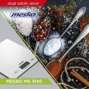 Mesko | Kitchen Scales | MS 3145 | Maximum weight (capacity) 5 kg | Graduation 1 g | Display type LCD | Silver