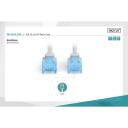Digitus Patch kaabel U/UTP kat.5e PVC DK-1512-100, 10 m, hall, RJ45 Male, RJ45 Male, AWG 26/7 PVC