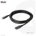 Club3D кабель USB-C к USB-C CAC-1529 2м 5Гбит/с 60Вт 4K60Гц M/F