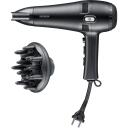 Severin Fēns 0165, 2100W, 2 ātrumi, 2 uzgaļi, 1.8m vads, melns, Vēsā gaisa plūsma, noņemams filtrs