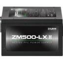 Zalman Baro&scaron;anas bloks ZM500-LXII, 500W, 200-240V, 50/60Hz, 5A, 85%, Aktīvs PFC, 3xMolex, 6xSATA, 2xPCIe