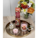 Aromātiska svece Bolsius 37690312 Floral Fusion Ø80x72mm jasmīns un mango