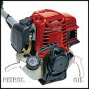 Naftas pļāvējs GC-BC 36-4 S, EINHELL, 3436560, 1000 W, 37.7 cm&sup3;, 255 mm grie&scaron;anas platums