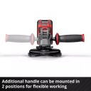 Bezvadu leņķa slīpma&scaron;īna AXXIO 18/125 Q, EINHELL, 4431151, 700 W, 18 V, bezsuku motors, ātra diska maiņa