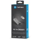 Natec Ethernet adapter USB 3.0 NNC-1924, 1 x 10/100/1000 Mbit/s, RTL8153, USB-A, kaabli pikkus 15 cm
