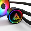 Montech CPU Jahuti LIGHTFLOW 240 ARGB (B), 2x120mm, 129.5m&sup3;/h, 2.39mmH2O, FDB, 6 aastat garantiid