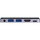 Aten USB-C reisi dokk UH3238-AT, 1xUSB 3.2 Gen 1 Type-A 7.5W, 1xUSB 3.2 Gen 1 Type-A 4.5W, 1xUSB 3.2 Gen 1 Type-C 12.5W