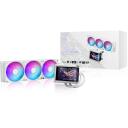 Asus ROG RYUO IV 360 ARGB balts, 90RC01N2-B0EAY0, 12 cm, 3 ventilatori, 2200 RPM, 56,66 CFM, AMOLED displejs