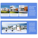 Ezviz H9C CS-H9c-5MP-5MP Divu Objektīvu Ārējā IP65 5MP 3K Viedā Pan & Tilt 360 Kamera MicroSD / Nakts Redzamība Balta