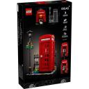 Lego IDEAS 21347 Sarkanā Londonas telefona būda, 1460 elementu, 18+ gadi, instrukciju lapa
