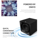 Aktiivne juhtmevaba subwoofer 10 tollise bassik&otilde;lariga 80 W RMS ja 160 W maksimaalse v&otilde;imsusega ning RCA LFE sisendiga Flexus SUB 100 Must 1072078 Klipsch