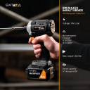 Bezvadu 18 V bezsuku triecienu skrūvgrieznis 230 Nm bez akumulatora un lādētāja Impact Driver 7065184 Batavia